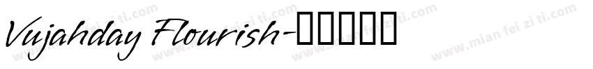 Vujahday Flourish字体转换